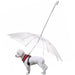 Pet Umbrella With Built-in Chain Leash