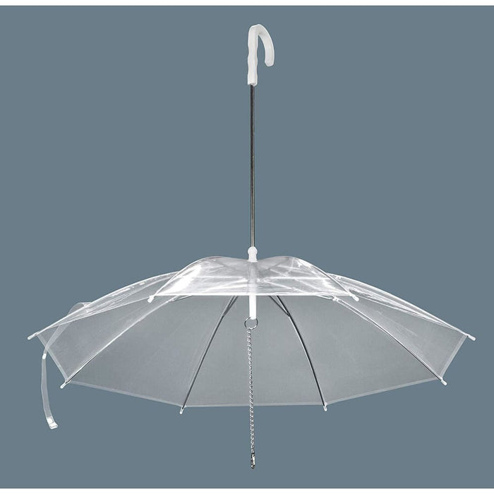 Pet Umbrella With Built-in Chain Leash