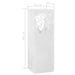 Umbrella Stand Stones Steel White Xalikk