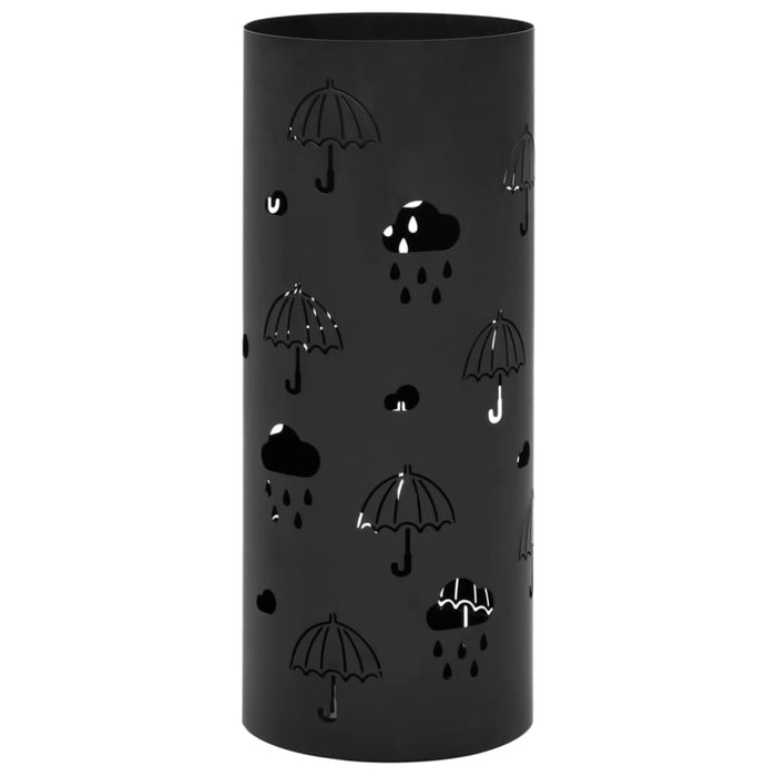 Umbrella Stand Umbrellas Steel Black Xalnba