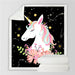 Unicorn Throw Blanket Floral Cartoon Sherpa For Kids Girl