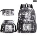 Unisex 3pcs Football Cr7 3d Print Kids School Bag