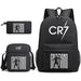 Unisex 3pcs Football Cr7 3d Print Kids School Bag