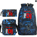 Unisex 3pcs Pioneer Pro Dj Kids Casual Canvas School Bag