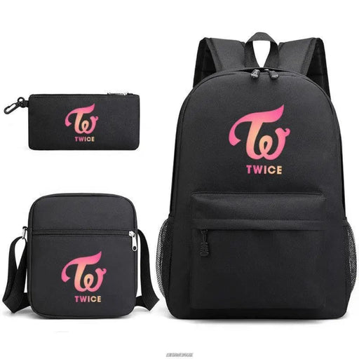 Unisex 3pcs Twice Nayeon Cool Kids School Bag