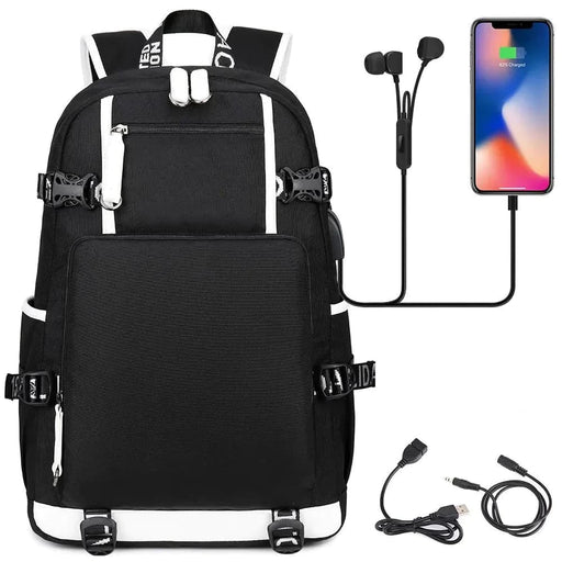 Unisex Diy Custome Usb Charging Laptop School Bag