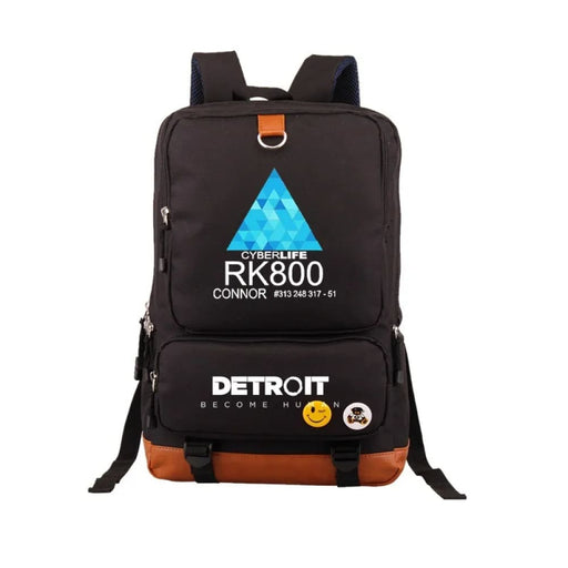 Unisex Hot Game Detroit Become Human Kids Laptop School Bag