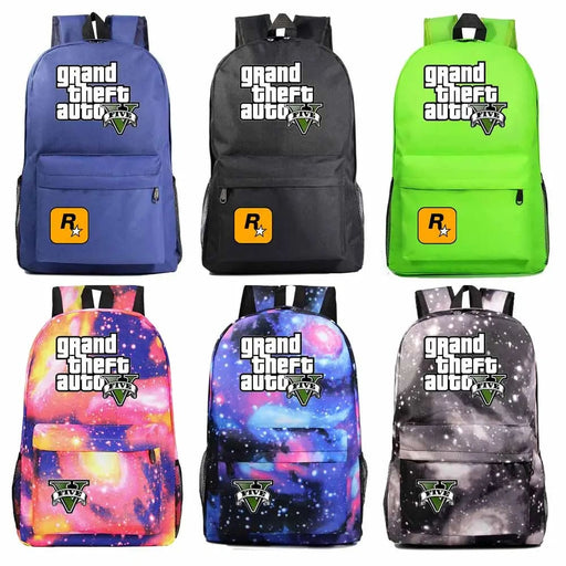 Unisex Game Gta5 Grand Theft Auto Kids School Bag