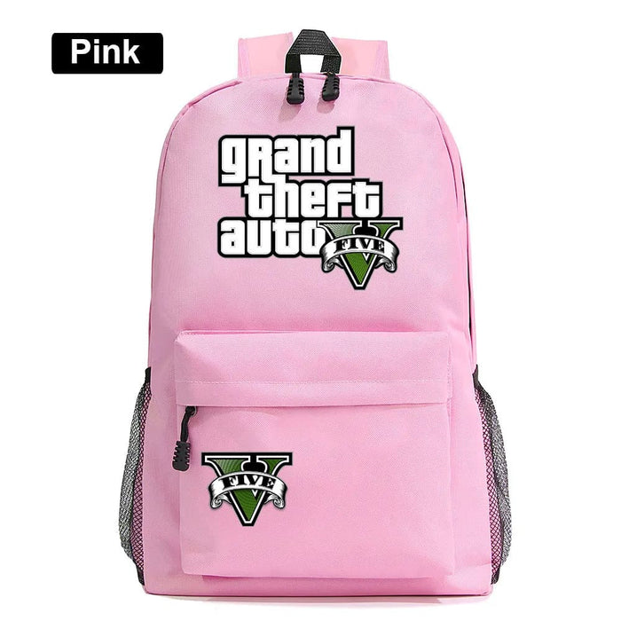 Unisex Game Gta5 Grand Theft Auto Kids School Bag