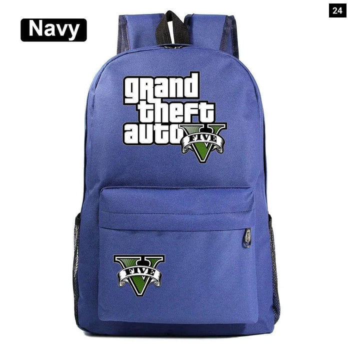 Unisex Game Gta5 Grand Theft Auto Kids School Bag