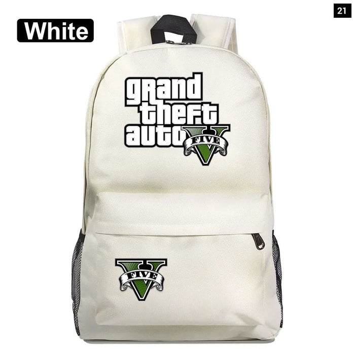 Unisex Game Gta5 Grand Theft Auto Kids School Bag