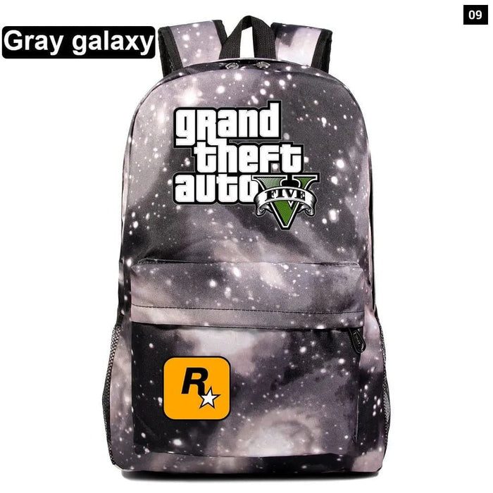 Unisex Game Gta5 Grand Theft Auto Kids School Bag