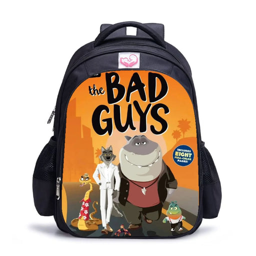 Unisex The Bad Guys Print Kids School Bag