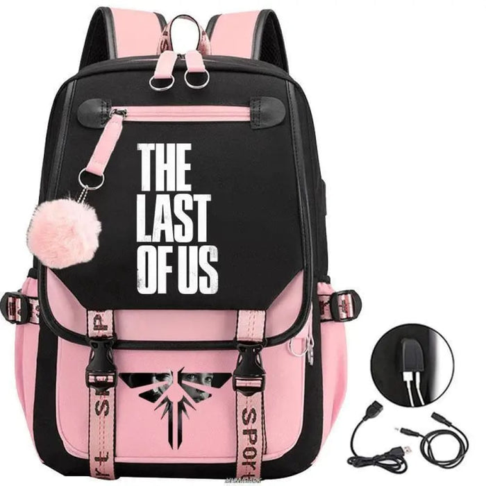 Unisex The Last Of Us Usb Charging Laptop Large - capacity