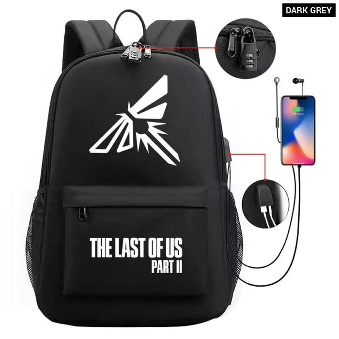 Unisex The Last Of Us Usb Charging An - ti Lost Kids School