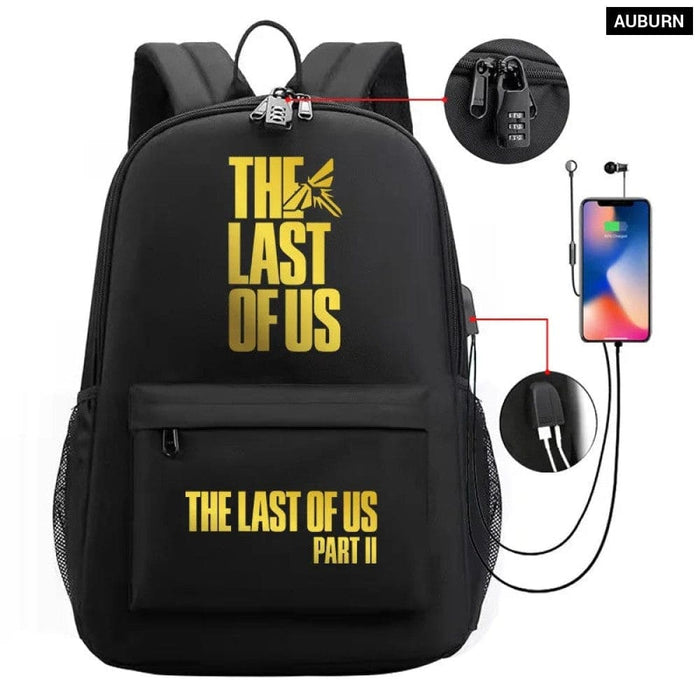 Unisex The Last Of Us Usb Charging An - ti Lost Kids School