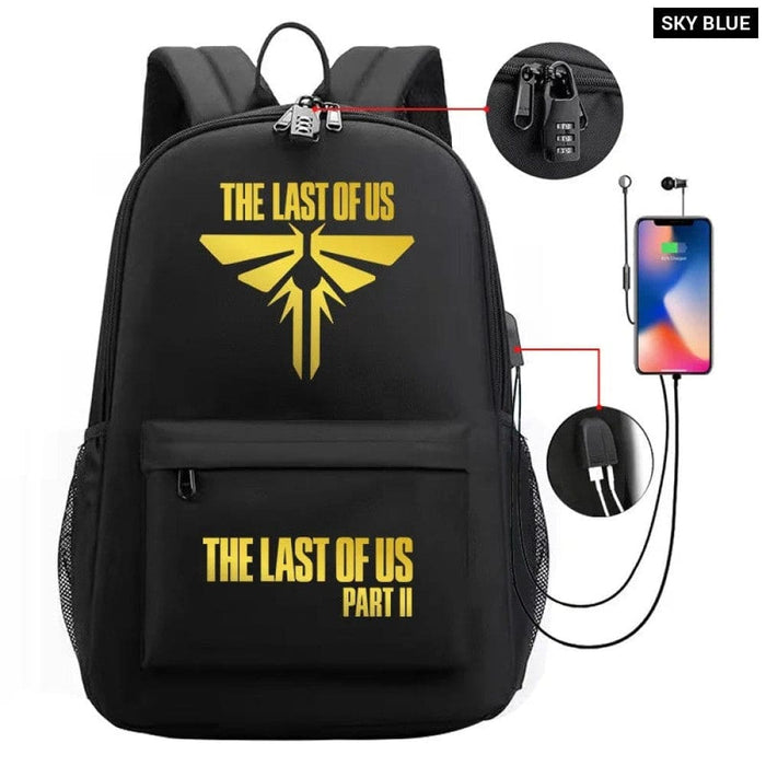 Unisex The Last Of Us Usb Charging An - ti Lost Kids School