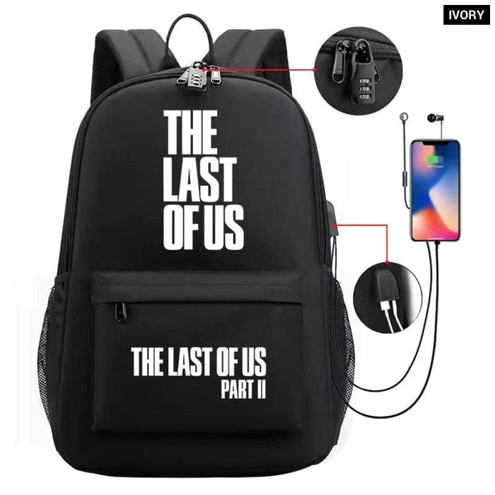 Unisex The Last Of Us Usb Charging An - ti Lost Kids School