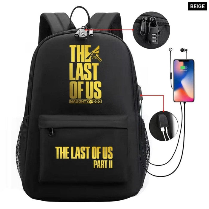 Unisex The Last Of Us Usb Charging An - ti Lost Kids School