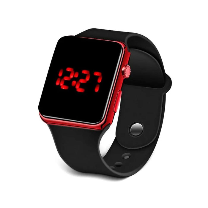 Unisex Led Digital Sports Watch Fashionable Silicone Band