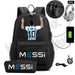 Unisex Messi Casual 15.6 Inch Laptop Back Light Anti Theft