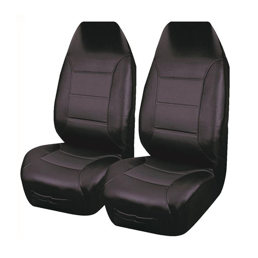 Universal Front Seat Covers Size 60 25 Black El Toro Series