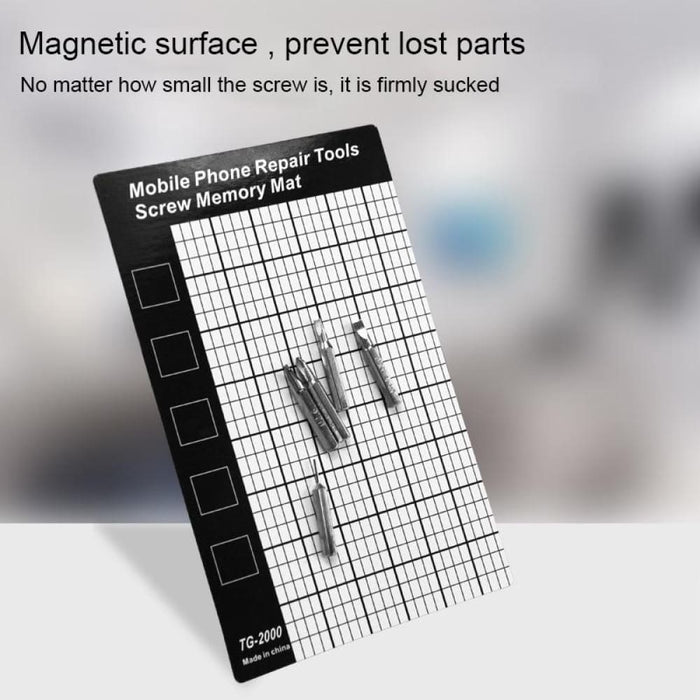 Universal Magnetic Screws Mat For Phone Repair 14.5x9cm Size