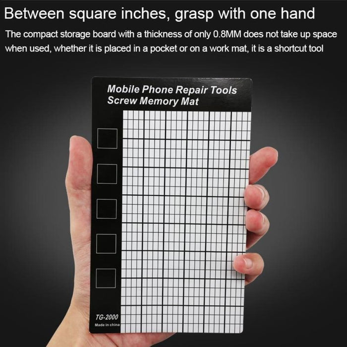 Universal Magnetic Screws Mat For Phone Repair 14.5x9cm Size