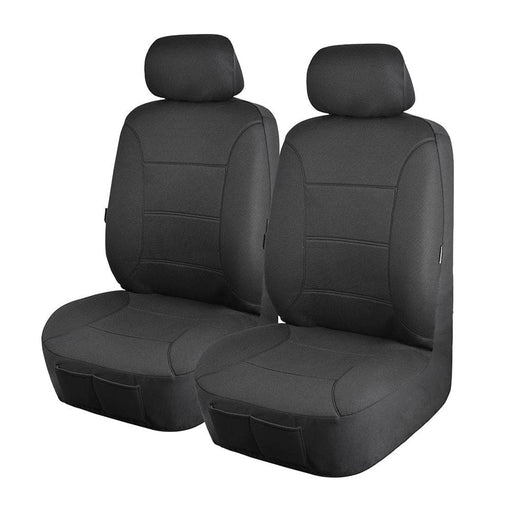 Universal Platinum Front Seat Covers Size 30 35 Charcoal