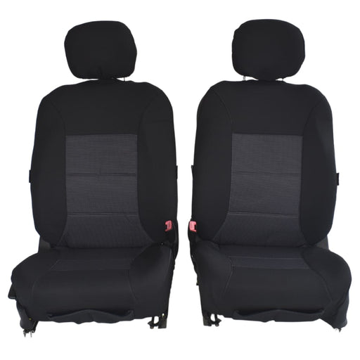 Universal Premium Front Seat Covers Size 30 35 Grey