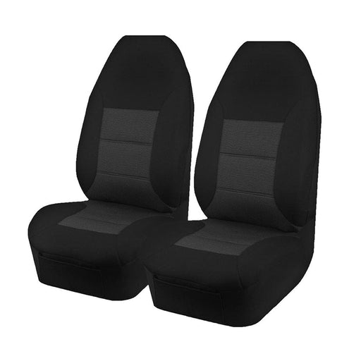 Universal Premium Front Seat Covers Size 60 25 Black