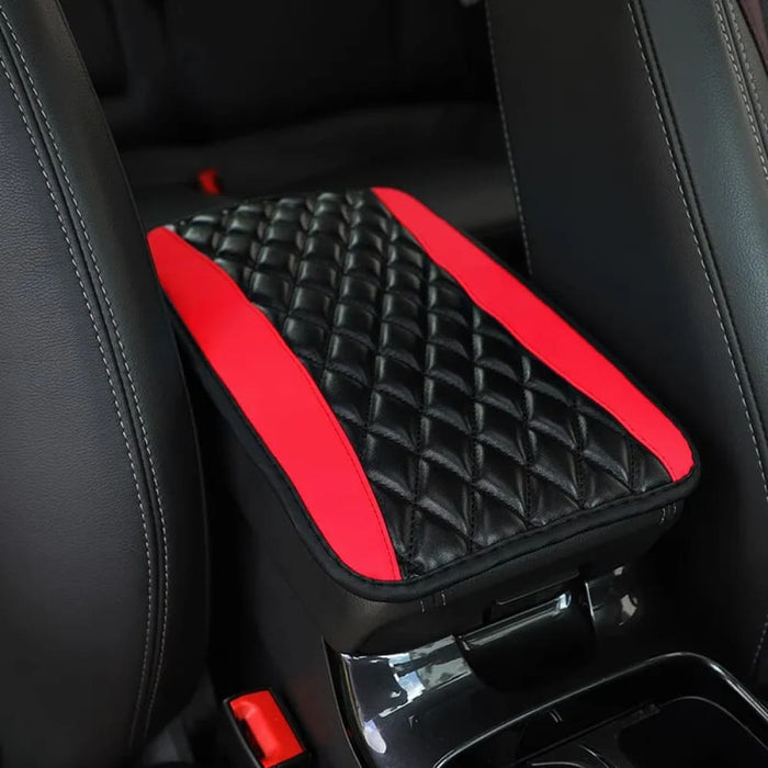 Universal Pu Leather Car Armrest Cover Mat Ethnic Style