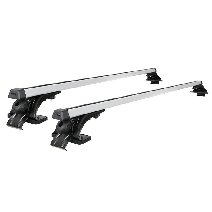 Universal Car Roof Rack 1450mm Cross Bars Aluminium Silver