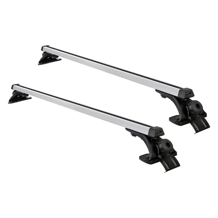 Universal Car Roof Rack 1450mm Cross Bars Aluminium Silver