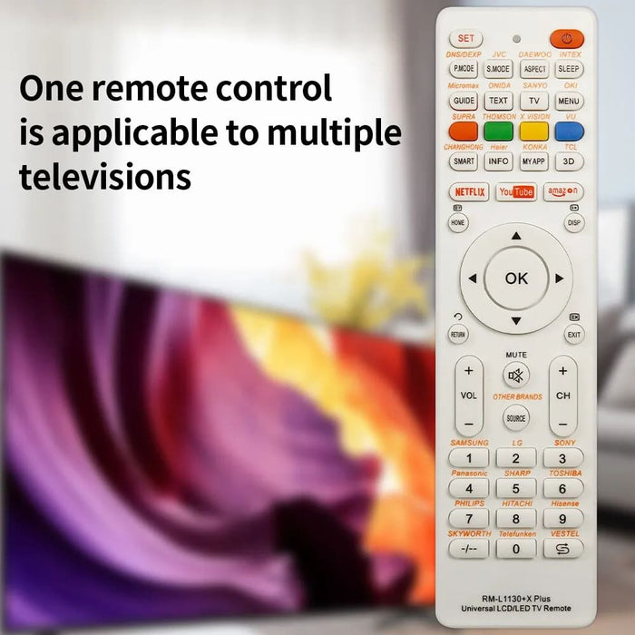 Universal Tv Remote Control Rm L1130 x Replacement For All