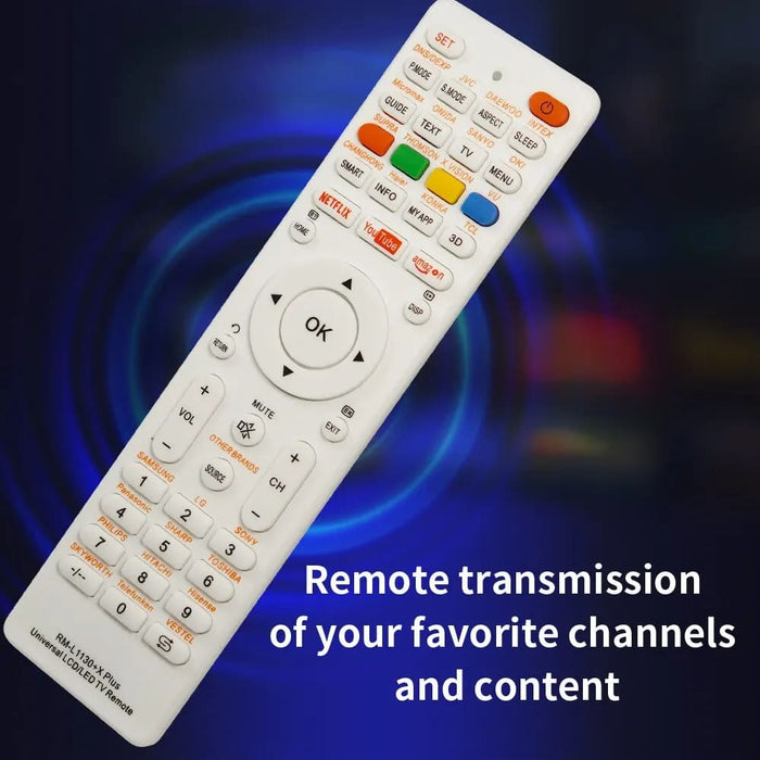 Universal Tv Remote Control Rm L1130 x Replacement For All