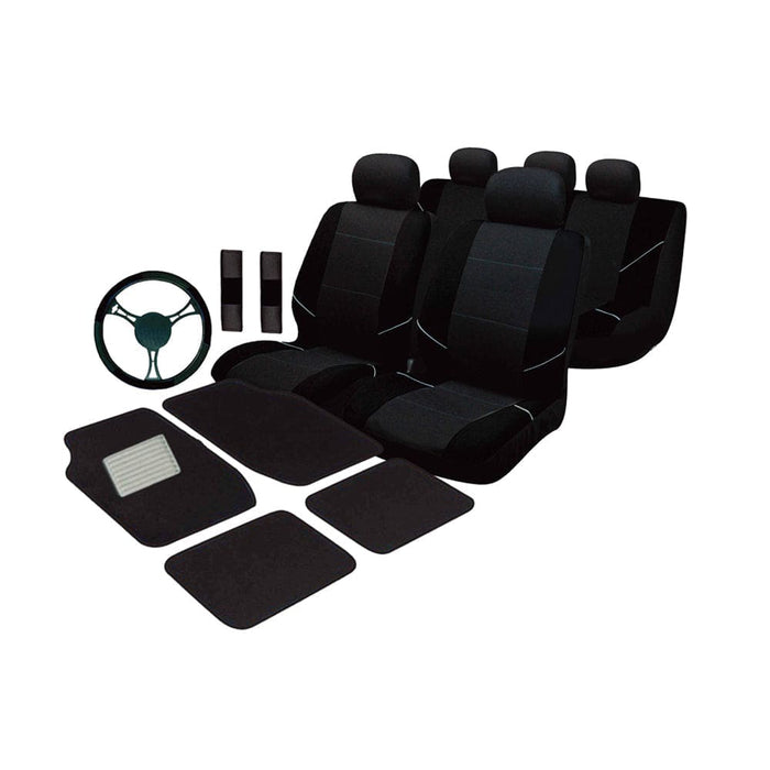 Universal Ultimate Car Accessories Value Pack - Black