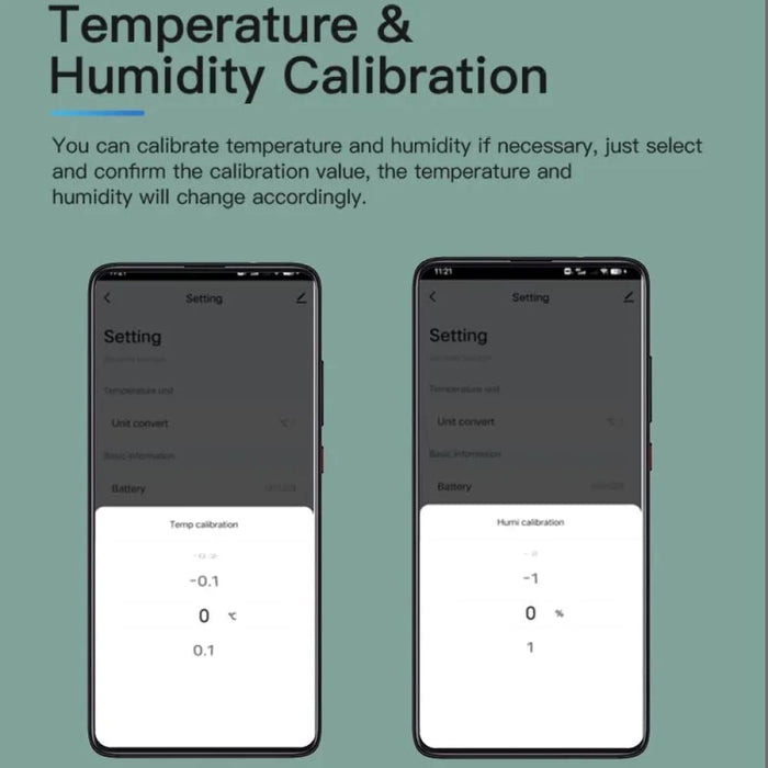 Upgrade Tooth Thermometer Hygrometer