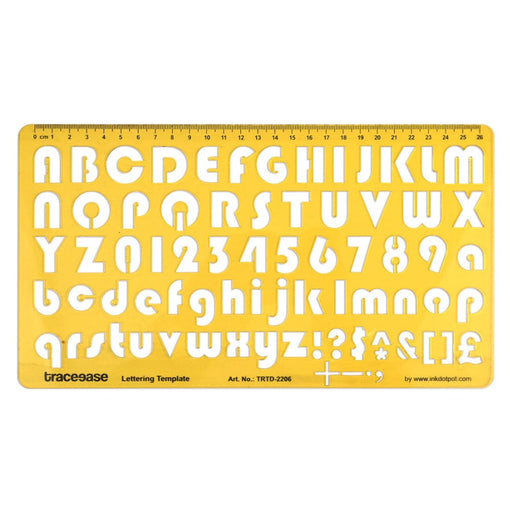 Upper And Lower Case English Alphabet Number Drafting Tools