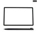 Top Upper Lcd Screen Lens Plastic Cover & Touch Stylus Pen