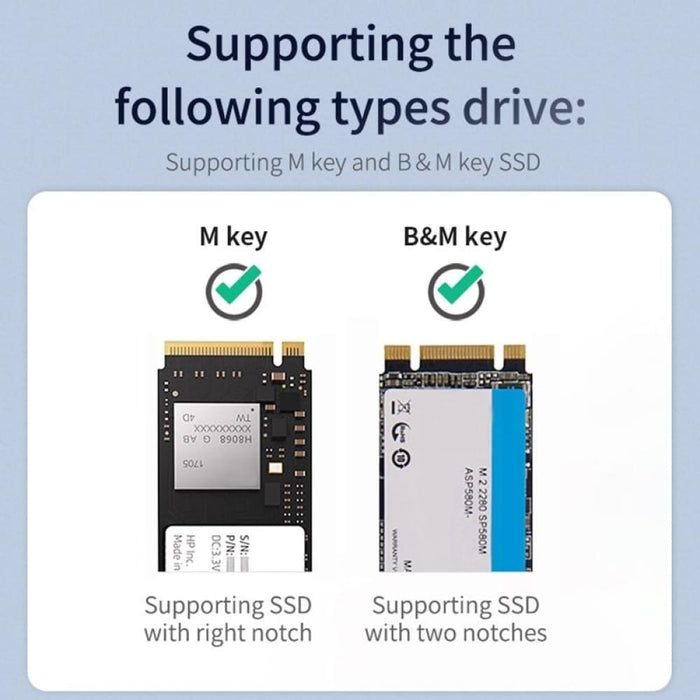 Usb c M.2 Nvme Ssd Enclosure