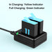 Usb Dual Batteries Charger For Gopro Hero12 /11 /10 /9