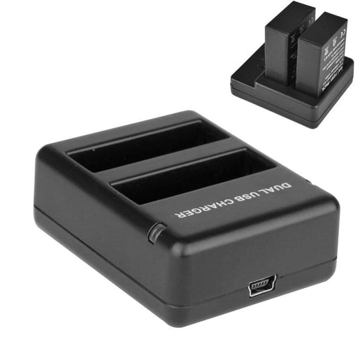 Usb Dual Battery Travel Charger For Gopro Hero4 Ahdbt 401