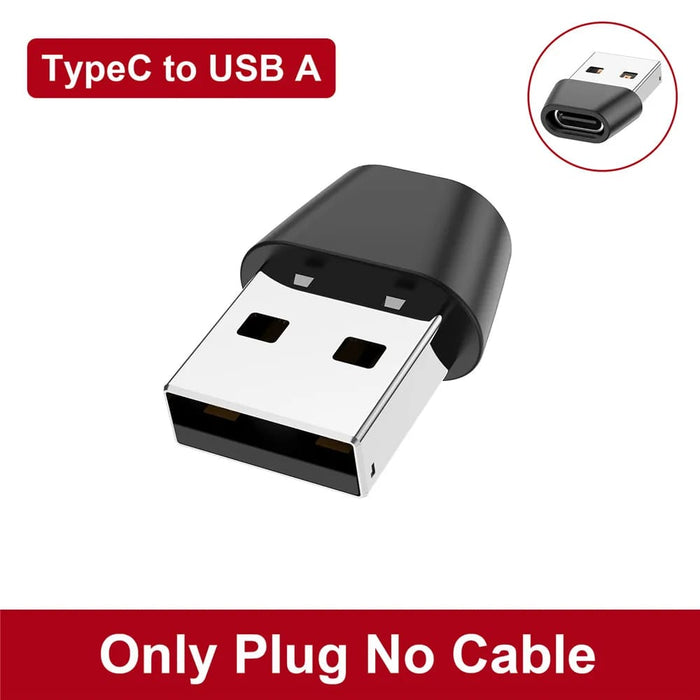 Usb Otg Male To Type c Female Adapter For Macbook/samsung