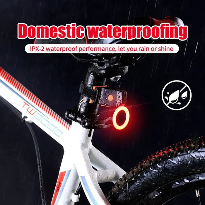 Usb Rechargeable Bike Taillight Multi Lighting Modes