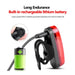 Usb Rechargeable Bike Taillight Red Led Rear Light For Mtb