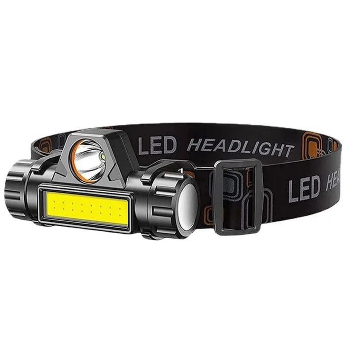 Usb Rechargeable Cob Led Headlamp For Outdoor Activities