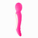 Usb Rechargeable Dual Vibrating Wand Pink