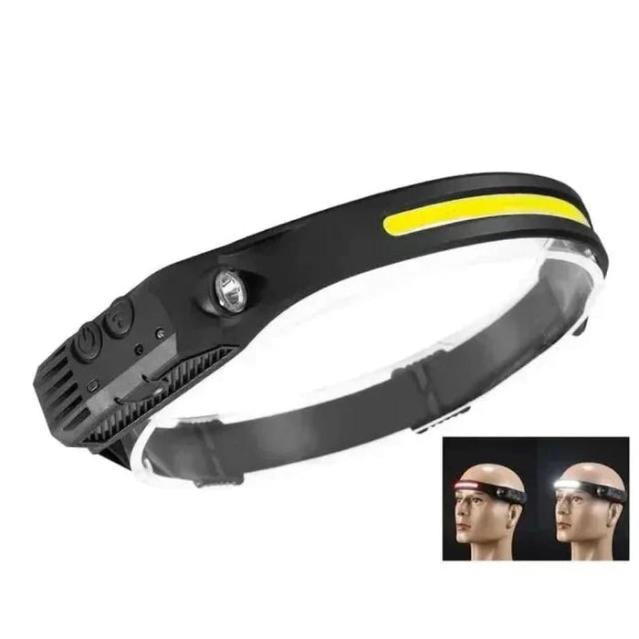 Usb Rechargeable Led Headlamp With Sensor