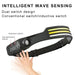 Usb Rechargeable Led Headlamp With Sensor